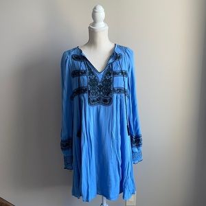 Free People blue dress